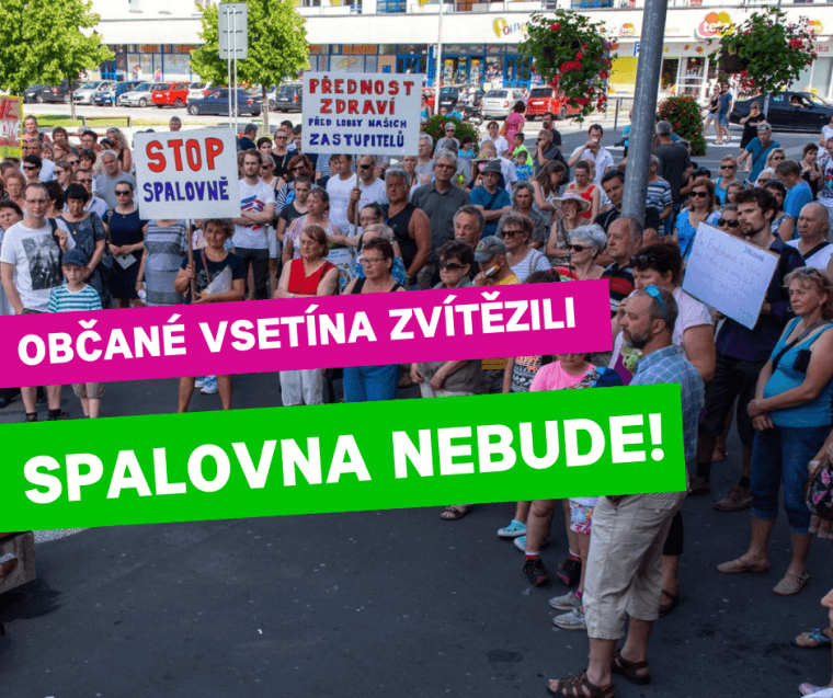 Lidé vyhráli! Spalovna blízko centra Vsetína nebude